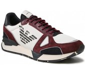 Emporio Armani Zapatillas Zapatos Hombre Blanco Rojo X4X289 XM499 Q423