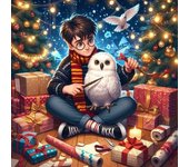 Harry Potter and Hedwigs Diamond Painting Pixel Pattern Cross Stitch Crafts Kit New 5D DIY Art Mosaic Embroidery Home Decor Gift
