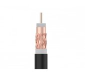 Televes Cable Coaxial T100 CU/CU Polietileno Clase A 100m Negro - Conductores de Cobre