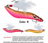 1pc Artificial Simulation Leech Sequin Lure, Sinking Metal Bionic Spoon Spinner Bait With Feather Hook, Fishing Accessories