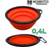 MASCOT Comedero Plegable 0,4L para Mascotas - Práctico y Portátil