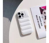 Simple fashion solid color down jacket Phone Case For iPhone 16 15 14 13 12 11 Pro Max X XR 8 7 Plus Down Jacket Anti Fall Cover