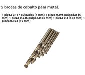 Cobalt Twist Drill Bit Set Jobber for Metal M35 HSS Hard Stainless Steel Cast Iron Wood Aluminum CopperHole Cutter Round Shank
