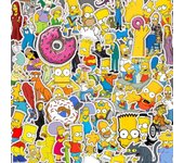 10/30/50PCS Simpson Family Cartoon Anime Comedy Stickers DIY Guitar Laptop Luggage Skateboard Graffiti Decals Fun for Kid Toys