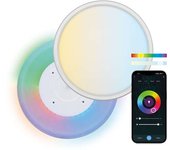 Ksix smartled plafon inteligente duo - cct-rgb - control por app - 24w - 42cm