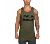 Men's Summer Sports Fitness Crew Neck Training Shirt Breathable Quick Drying Sweat-absorbing Tank Top
