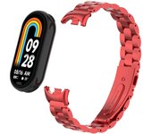 Strap for Mi Band 8 Bracelet Metal Wristbands for Xiaomi Mi Smart Band 8 Watch Stainless Steel Miband 8 Replacement Accessories