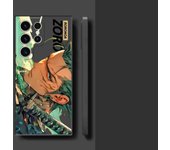 Ones Pieces Zoro Cover Phone Case for Samsung Galaxy S24 Ultra S22 S23 Ultra S21 S20 FE 5G S24 FE Back TPU Shell