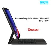 AJIUYU Magic Backlight Keyboard Folio For Samsung Galaxy Tab S9 FE 10.9" S7 S8 S9 11 Inch Smart Magnetic Cover Case TouchPad