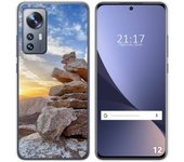 Funda Silicona para Xiaomi 12 / 12X 5G diseño Sunset Dibujos