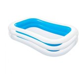 Piscina hinchable rectangular INTEX 262x175x56 Cm - 770 L azul
