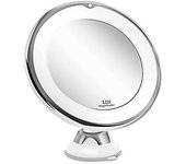 10x Magnification With Holder Suction Cup 360 Rotation Shower Shave Round Mirrors Bathroom Mirrors Washroom Fog Free New