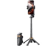 Palo de selfie portátil 2025 completamente nuevo. Se trata de un mini palo para selfies de 360° con un trípode retráctil, desmontable, con control remoto, de tamaño de bolsillo, abatible y flexible.