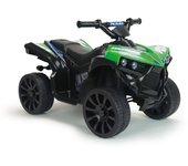 INJUSA Coche Eléctrico para Niño 6V Rojo -  Quad Racing para Niños 3 Años con Marcha Atrás + Luces LED + Sonidos + Pedal Acelerador + Freno Eléctrico + Batería 6V + Medidas 68 x 41 x 46 cm | Vehículo Eléctrico Niño y Niña | Color Rojo, Verde y Amarillo