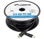 Lanberg Hdmi Cable M/M V2.1 50M 8K Optical Aoc