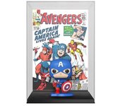 Funko Pop! Cover Marvel - Marvel Avengers Captain America - Marvel - Figura Coleccionable Oficial - Juguete para Niños y Adultos - Fans - Diversidad de Personajes y Temáticas