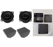 Altavoces superficie caja 10CM con O SIN  altavoces 4Ohm 80w Auto Radio clasicos