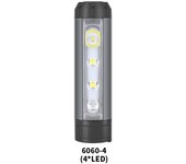 Nueva linterna frontal pequeña con tres luces LED y carga USB con imán, linterna multifunción con clip y tapa.