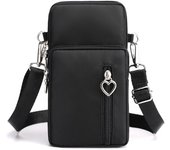 Bolsos cruzados, bolsos type billetera para teléfono móvil, Bolso de Nailon para Mujer, Bolso Cruzado de viaje, pulsera Deportiva para iPhone 15 Pro Max/15/14/1