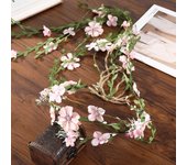 Bohemian Rattan Flower Vines Crown Headband for Bride Wedding Hair Accessories Girls Floral Wreath Head Band Hairstyles Headdres