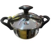 olla MR 8 LITROS Acero inoxidable cocina rápido y con alta calidad preciosa en acabados negros y acero inoxidable ideal para 6 a 8 personas
