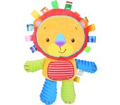 Montessori Baby Toys Baby Tags Stuffed Animal Soft Toy Built-in Rattles Sensory Toys Lovey Elephant Plush Bell Toy Infant Gifts