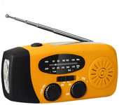 Multifunctional Portable Hand Crank Power Generation Emergency Radio Solar Disaster Prevention FM AM WB NOAA Power Bank