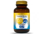 Vitamina D3 + K2 60 Cápsulas Plameca