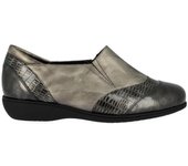 Zapato Ancho Especial Comodo Mujer Doctor Cutillas 53575 Gris