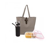 IRIS BARCELONA NATURAL LUNCHBAG OLIVA