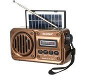 49BTS Wireless Bluetooth speaker MP3 playback FM radio Solar charging emergency radio full band high sensitivity