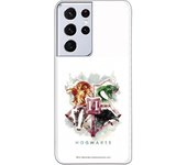 Funda original compatible con Samsung Galaxy S21 Ultra - Harry Potter Hogwarts Acuarella