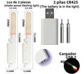 GOBAIT Fishing Light CR425 3.6V Lithium Battery USB Charge Kit Pesca Luminous Tackle Night Bright Stick Rod LED Fluorescent Lamp