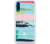 Funda compatible con Samsung Galaxy A50 - Be Unique Funda Gel colores geométricos