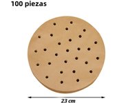 Air Fryer Paper Disposable Steamer Liners Kitchen Bakeware Papers Baking Non-Stick Steaming Mat Oil-absorbing Paper for Fryer