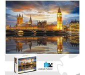1000 Pieces London Night Jigsaw Puzzle Home Decor Adults Puzzle Games Family Fun Floor Puzzles Educational Toys for Kids