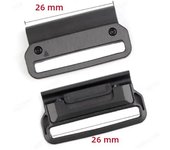 2PCS for Garmin Tactix 7Pro Fenix 7X 6X 7 5 6 Pro Watchband Adapters Easyfit Buckle Connectors Watch Connector 3HR Metal Adapter