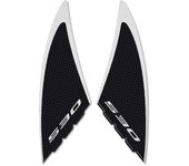 2 Pegatinas 3D Resina Gel Patinete Compatible con Yamaha Tmax 530 Color ERGAL Carbono