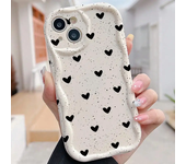 Love Heart Phone Case for  Huawei Honor 90 Lite 5G P30 Mate 30 40 Pro P40 Nova 9 SE 10 SE 11 5T 7 Pro 3D Wavy Curved Edge Cover