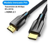 Vention HDMI-Compatible Cable for Xbox Series X HDMI-Compatible 2.1 Cable 8K/60Hz 4K/120Hz for Xiaomi Mi Box PS5 HDR10+ 48Gbp