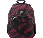 Totto España Mochila Escolar Tiza Roja - Acuarela | Liviana y Práctica