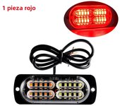Truck Car Police 20 LED Strobe Warning Lights Side Marker Emergency Signal Lamp 12V 24V Flashing Light Amber White Red Blue
