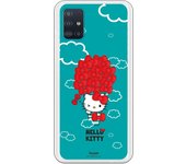 Funda original compatible con Samsung Galaxy A51 - Hello Kitty Globo Lazos