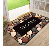 Ceramic Tile Pattern 100% Polyester Doormat Non-Slip Bath Mat Indoor Outdoor Home Decor Carpet Living Room Bedroom Kitchen Rug
