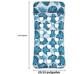 Rooxin Inflatable Floats Bed Swim Ring Tube Water Leisure Bed Swim Air Mattresses Swim Pool Sleeping Bed Beach Lounger Chair