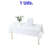 1pc Reusable Tablecloths 137x183cm BPA Free Plastic Dining Table Cover Cloth for Parties Picnic Camping Disposable Tablecloths