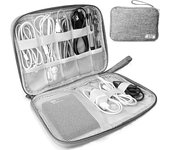 Bolsa organizadora de accesorios electrónicos, bolsa organizadora de cables de viaje, bolsa de viaje universal para dispositivos electrónicos, cable USB, cargador y disco duro