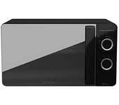 01527. ProClean 3140 Mirror. Microondas Negro de 700 W con 6 Niveles Grill 800W 20L Revestimiento Ready2Clean para mejor Limpieza Tecnología 3DWave Diseño Efecto Espejo y Detalles metálicos