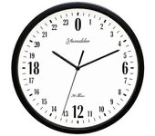 EST 24 horas dial diseño 12 pulgadas metal Marcos moda moderna Reloj de pared Redondo decorativo