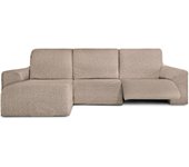 Funda de sofa m/0 ch. longue relax premium roc izquierda c/11 brazo corto, Tamaño brazo corto izquierda, 170x310x110cm, Fábricada en España